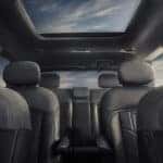 Three rows of seats on interior of 2027 Kia Telluride