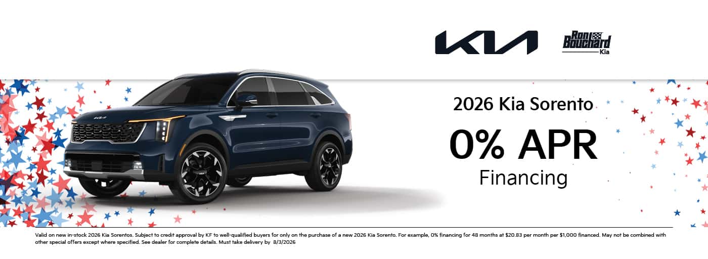 July Kia Sorento Offer