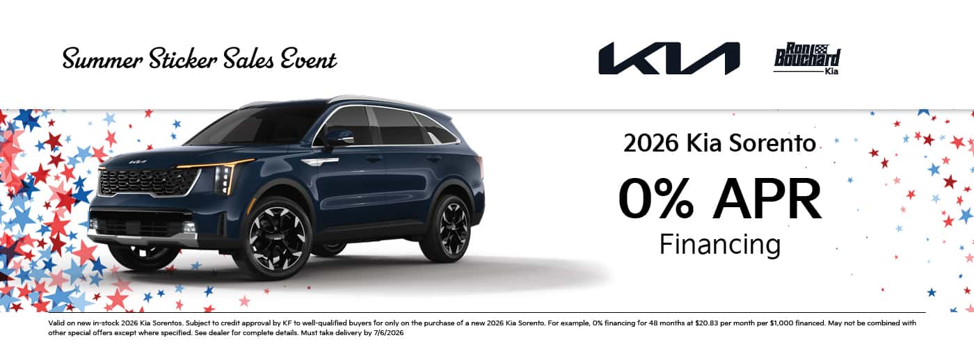 2026 Kia Sorento June Offer