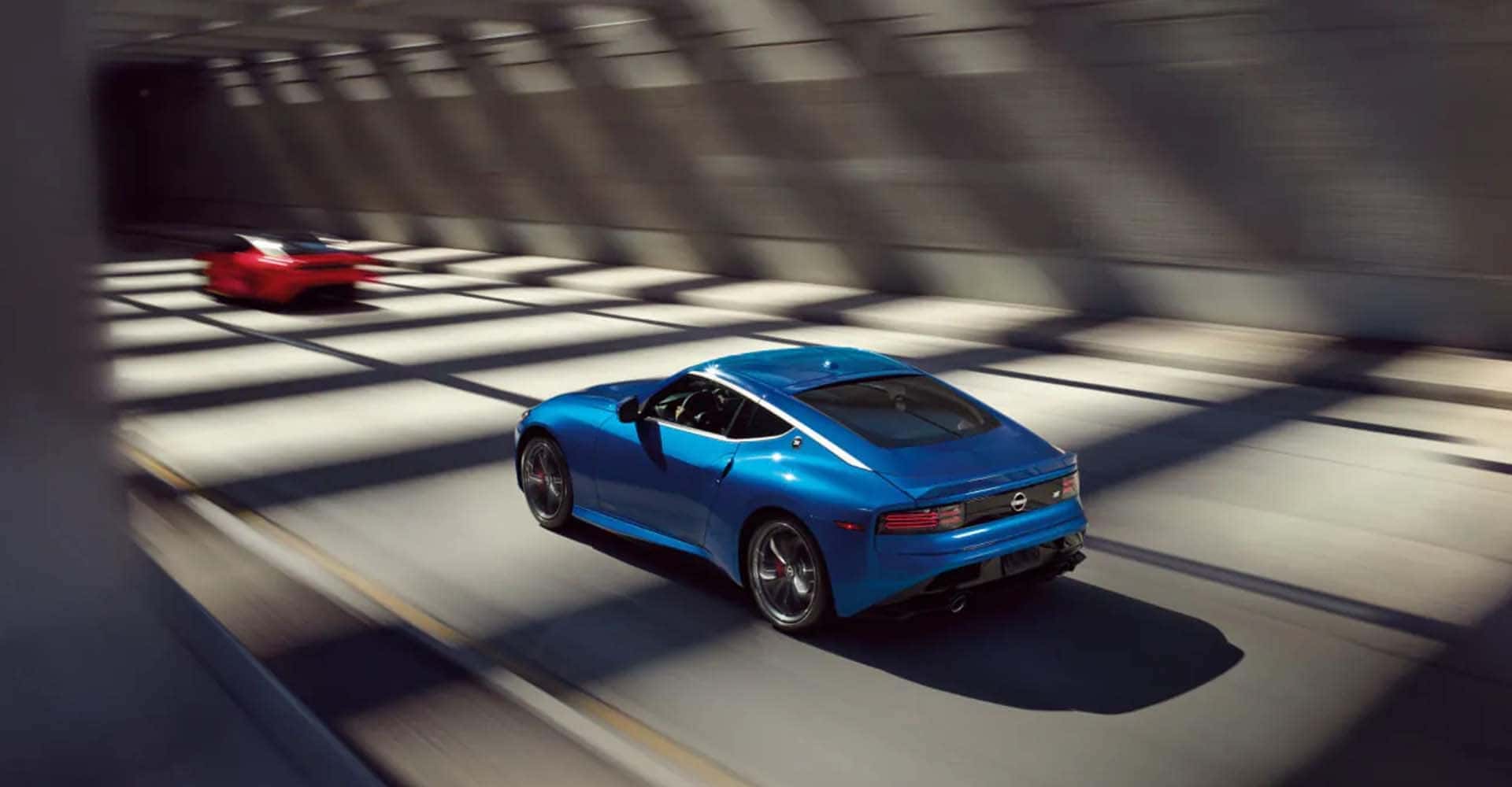 2025-nissan-z-in-blue-silhouette-showing-aerodynamic-design