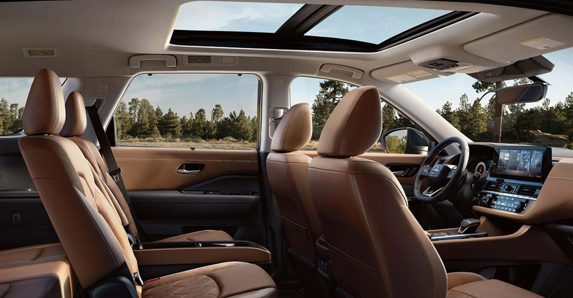 2026 nissan pathfinder interior brown leather