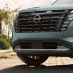2026 nissan pathfinder front grille close up