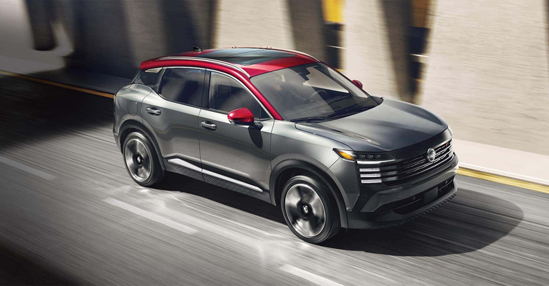 2026 Nissan Kicks in red and grey