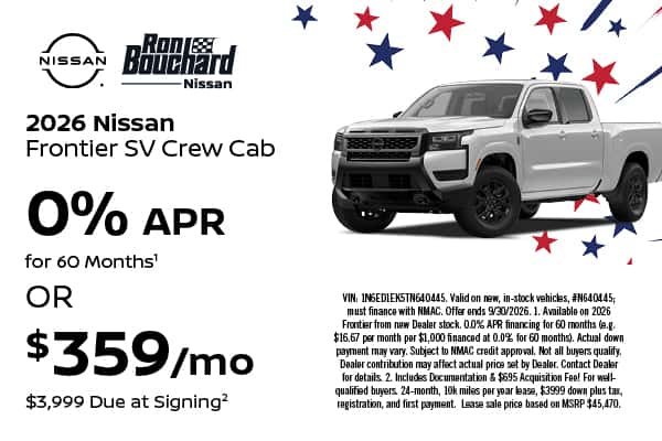 2026 Nissan Frontier SV Crew Cab