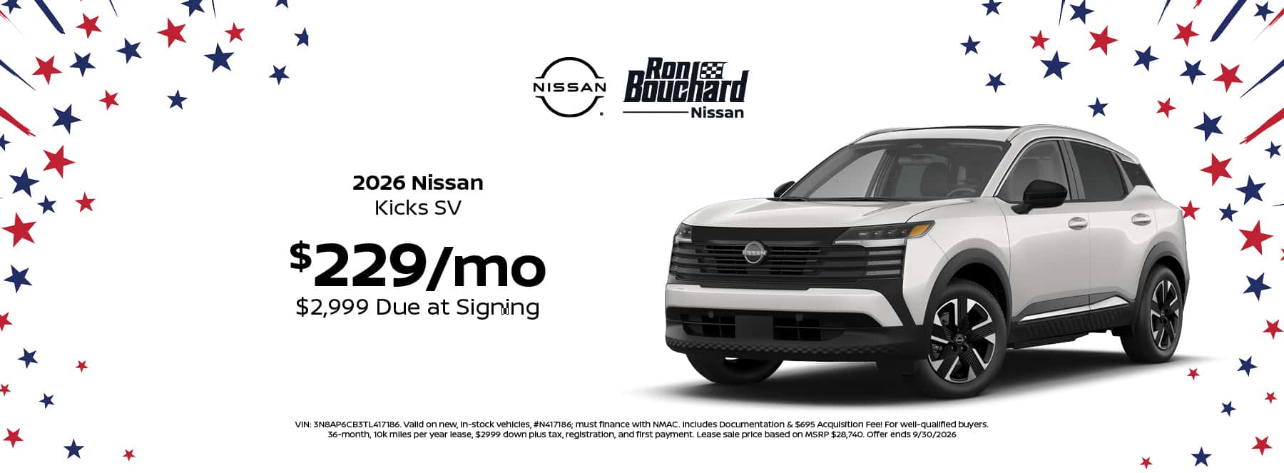 2026 Nissan Kicks SV
