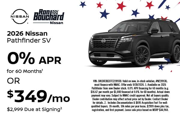 2026 Nissan Pathfinder SV