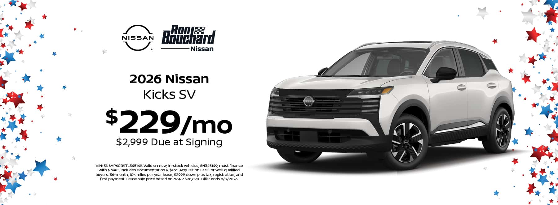 Nissan Kicks July Offers