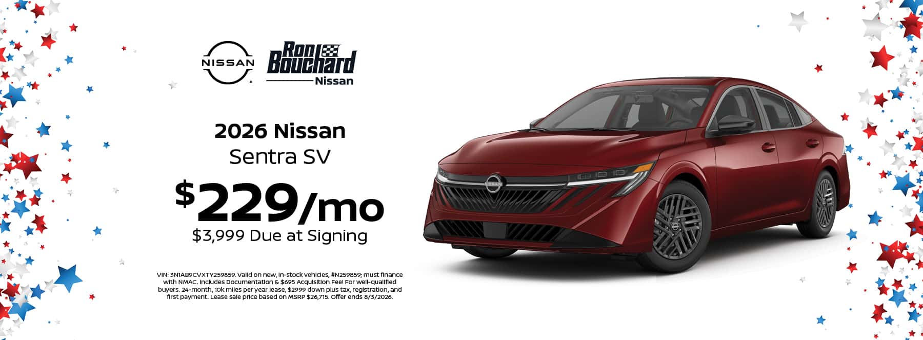 2026 Nissan Sentra SV