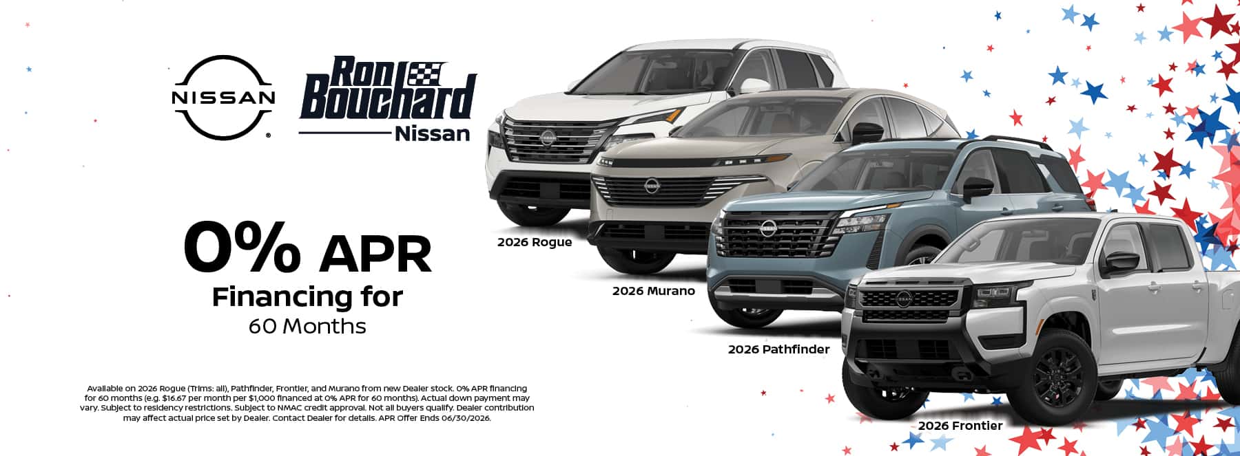 0% APR Offer - Multi Vehicle
