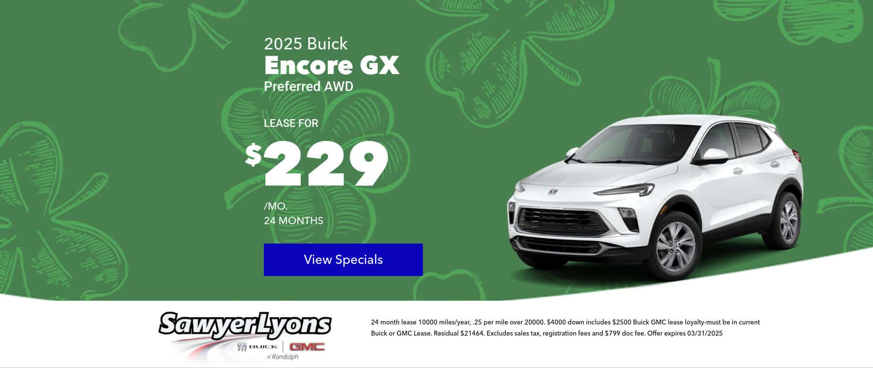 March-Special-2025-Buick-Encore-Forester-Finance