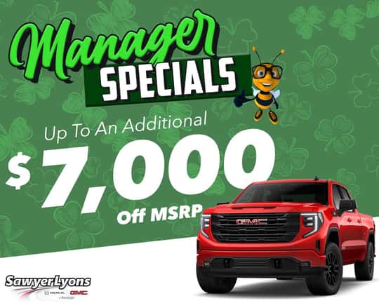 Manager Specials