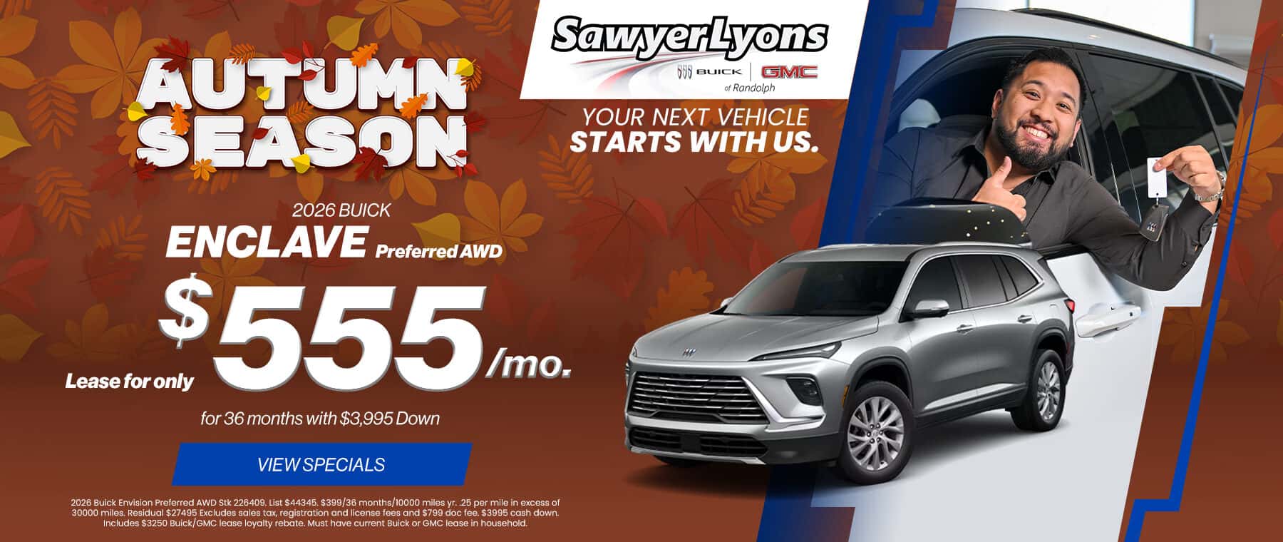 October Specials 2026 Buick Enclave