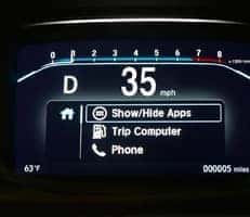 driver information interface