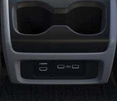 front and rear usb ports
