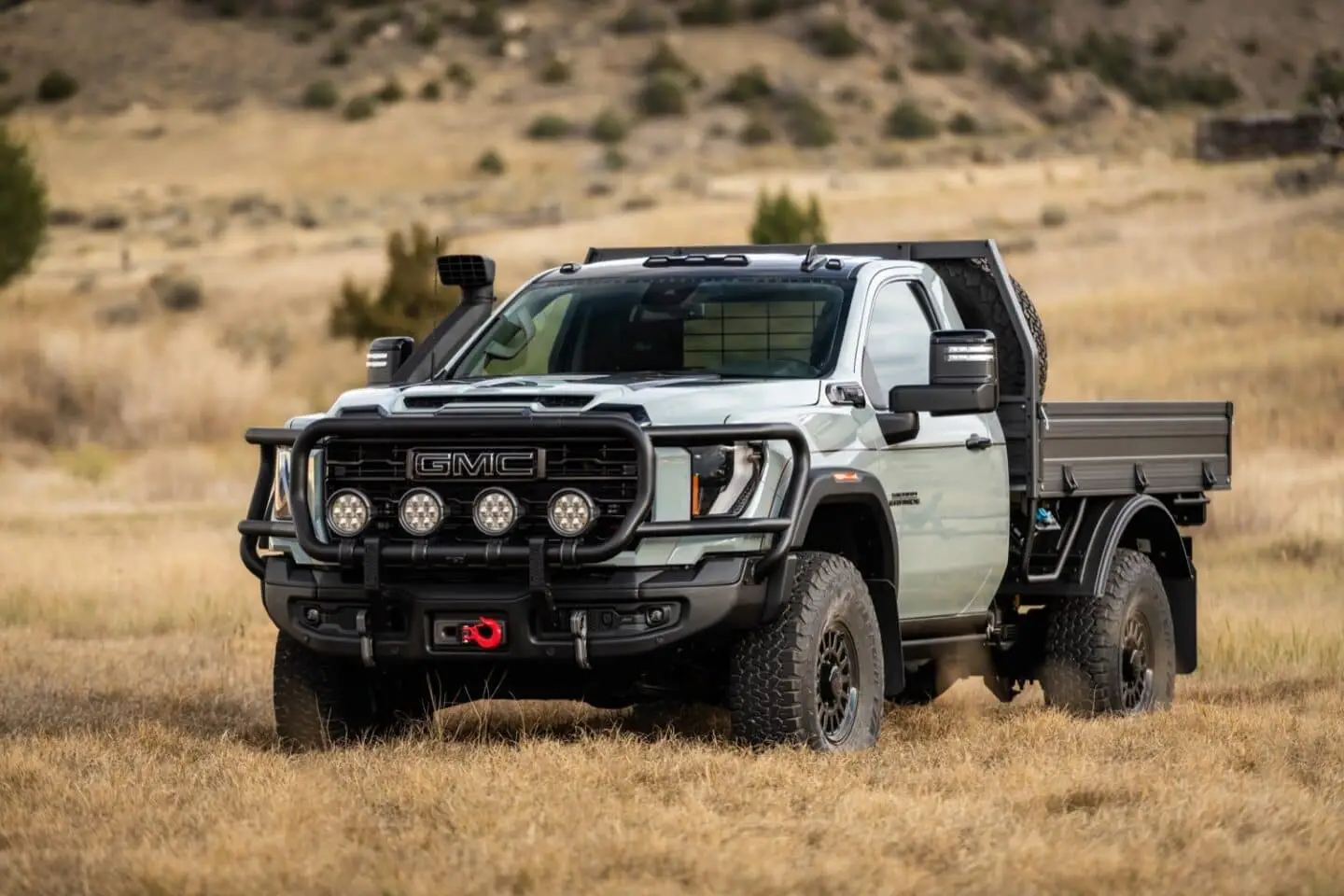 Gmc Sierra Hd Aev Grand Concept Reveals A Stunning Flatbed Truck