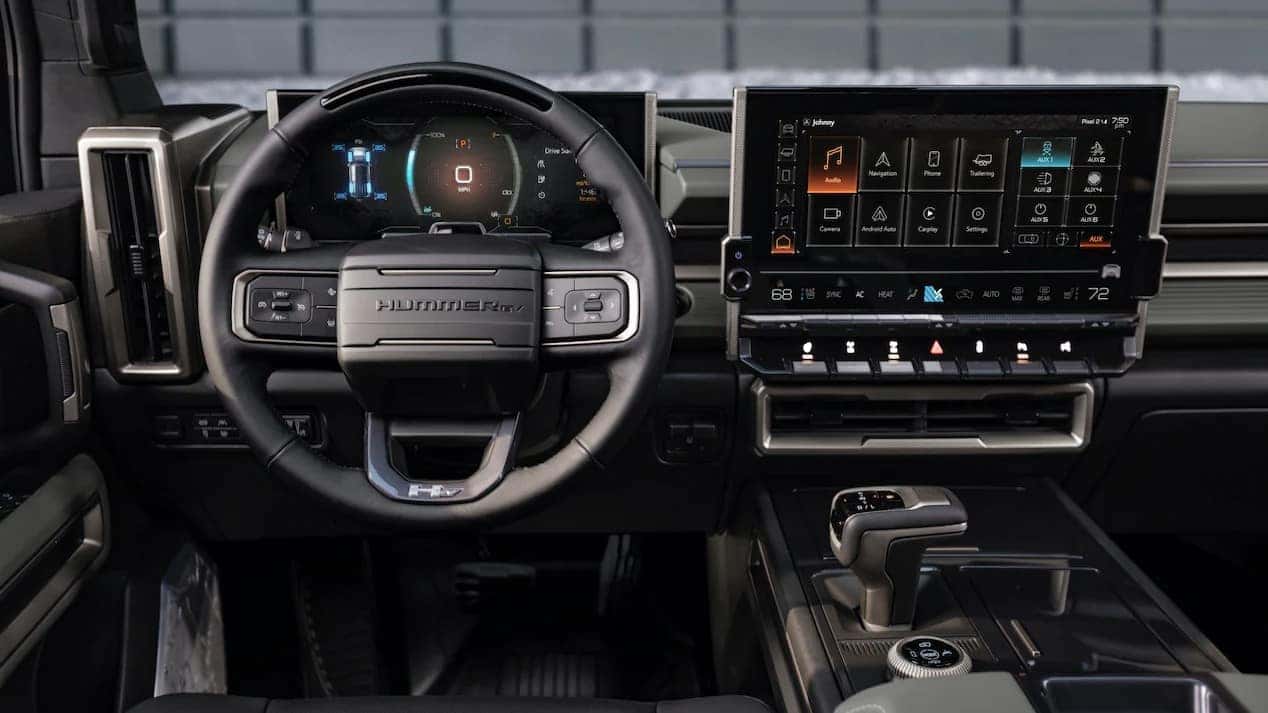 New hummer ev deals interior