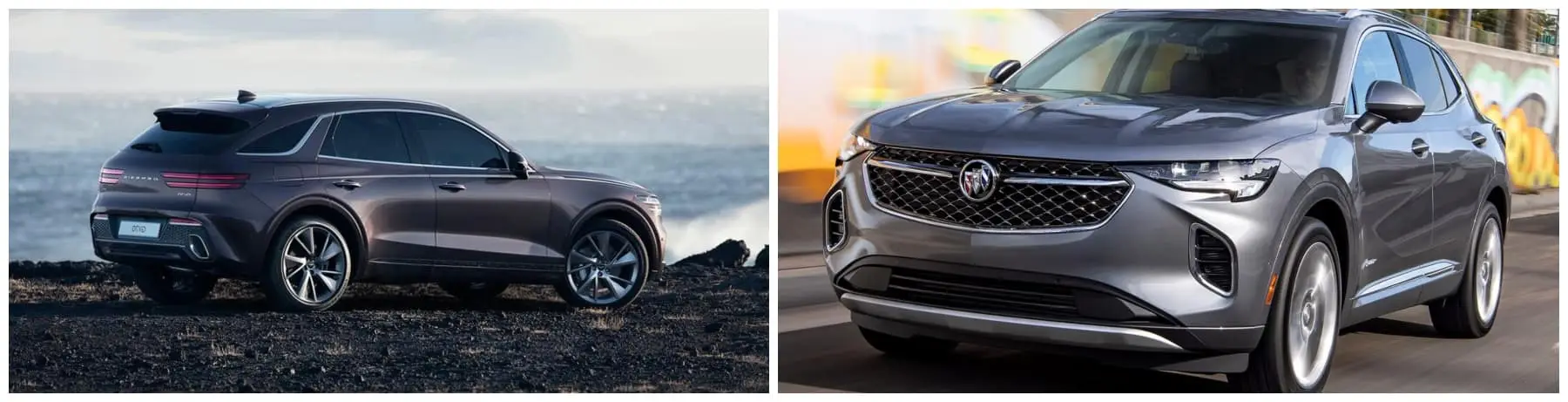 Comparing the 2022 Genesis GV70 versus the 2022 Buick Envision ...