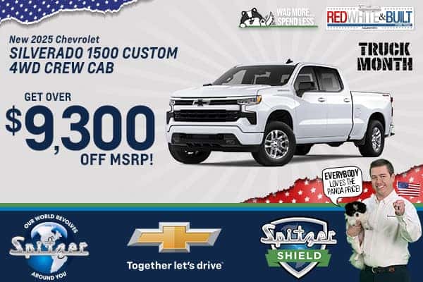 2025 Chevrolet Silverado 1500 Custom - Get up to $9,300 off MSRP!