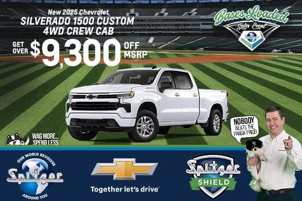 2025 Chevrolet Silverado 1500 Custom - Get up to $9,300 off MSRP!