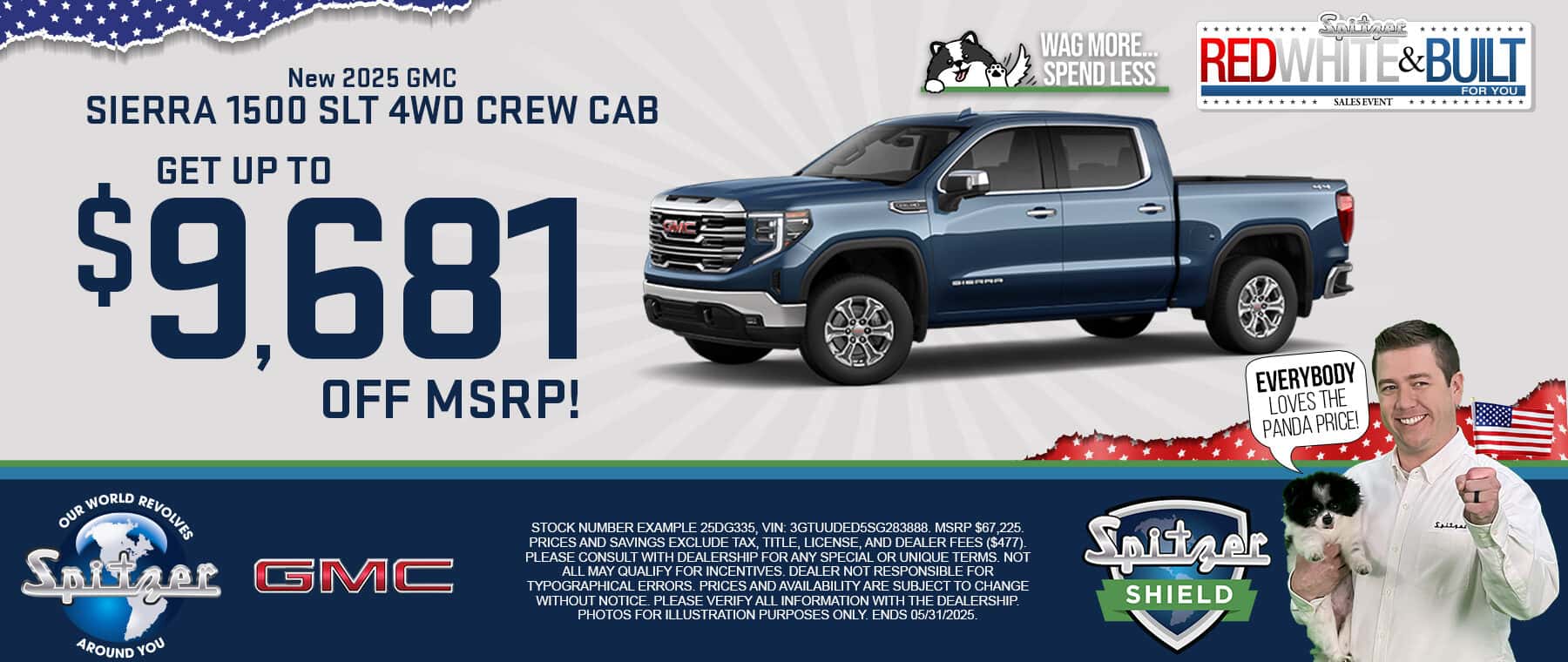 05.2025_Carrera_Get Up To $9,681 Off MSRP on New 2025 GMC Sierra 1500 SLT 4WD Crew Cab Models!