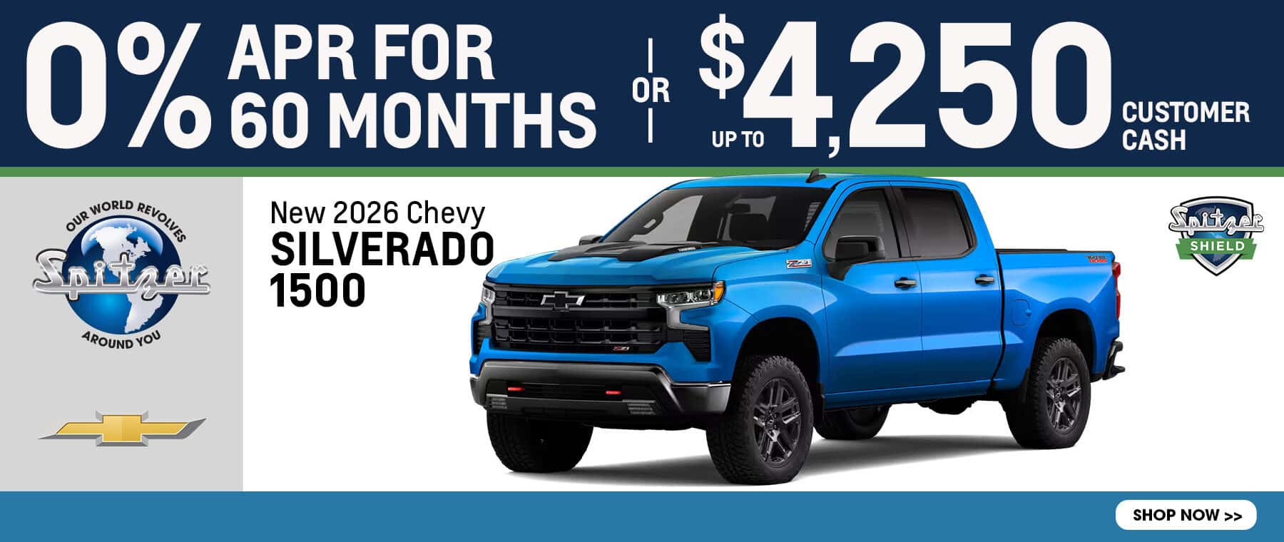 06.2026_2026 Chevy Silverado 1500_0% APR for 60 mo OR $4250 customer cash