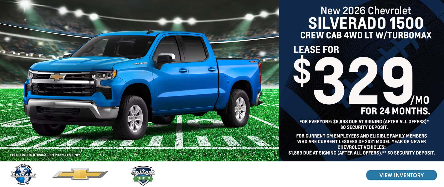 10.2026_Chevy Silverado_Lease for $329 for 24 mo