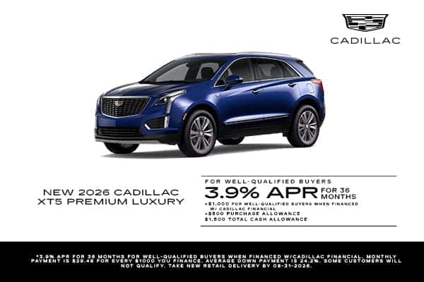 2026 Cadillac XT5