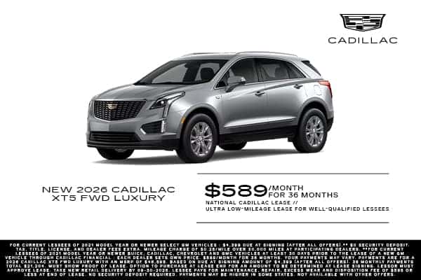 2026 Cadillac XT5
