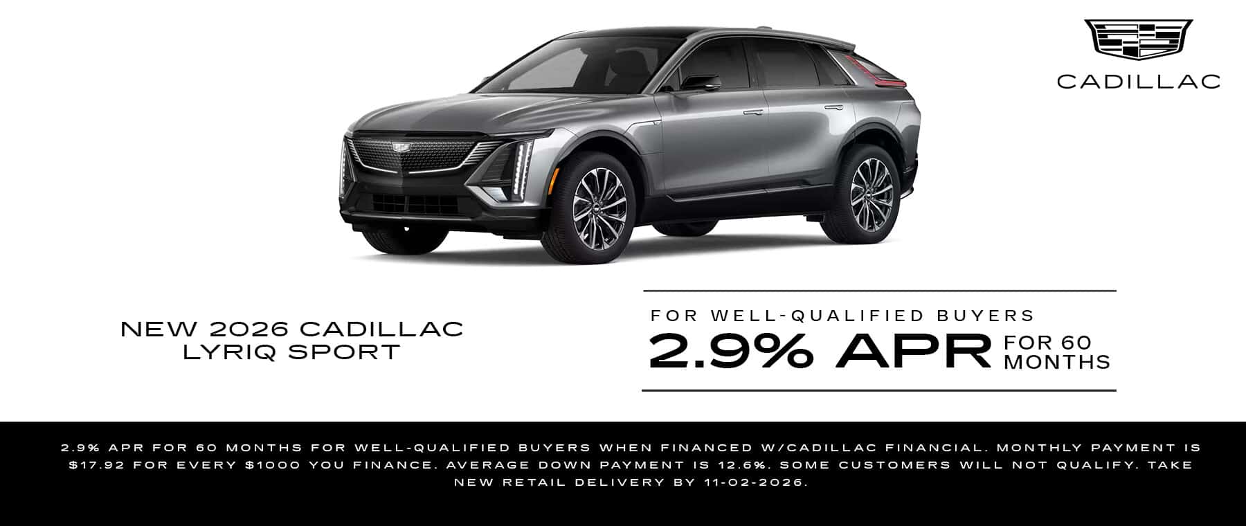 10.2026_Cadillac Lyriq_2.9% for 60 mo