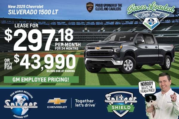 2025 Chevrolet Silverado 1500 LT - Lease for $297.18/mo for 24 Months 