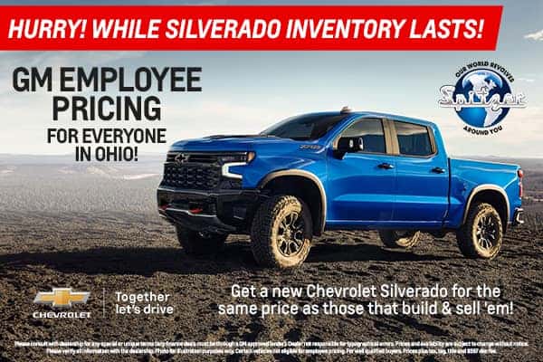 EMPLOYEE PRICING FOR EVERYONE IN OHIO!