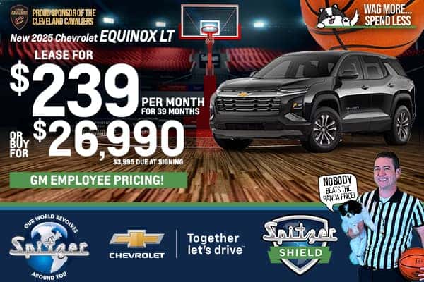 2025 Chevrolet Equinox LT - Lease for $239/mo for 39 Months 
