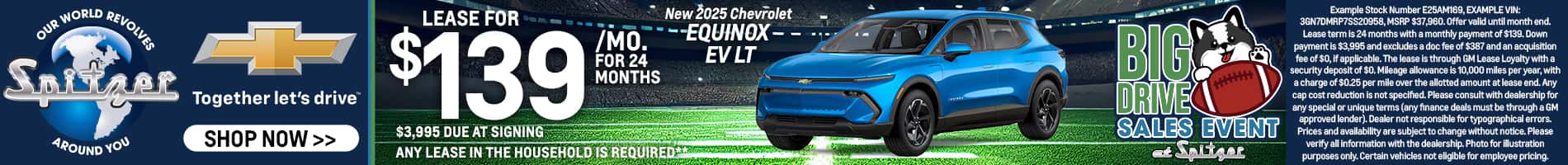 08.2025_Carrera_Lease a New 2025 Chevrolet Equinox EV LT for $139/mo!