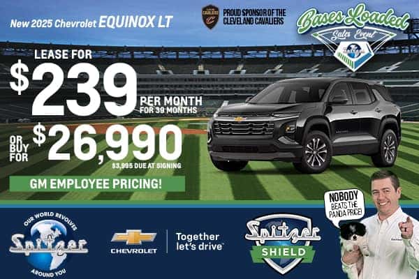 2025 Chevrolet Equinox LT - Lease for $239/mo for 39 Months 