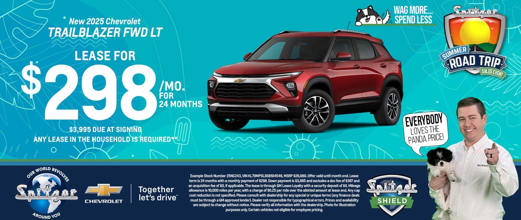 *06.2025_Carrera_Lease a New 2025 Chevrolet Trailblazer FWD LT for $298/mo!