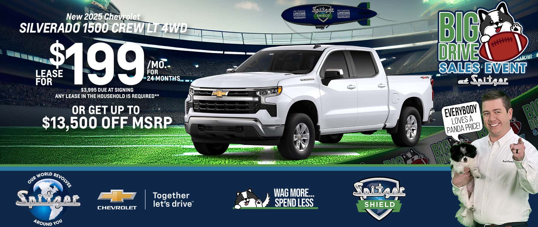 08.2025_Carrera_Lease a New 2025 Chevrolet Silverado 1500 LT for $199/mo!