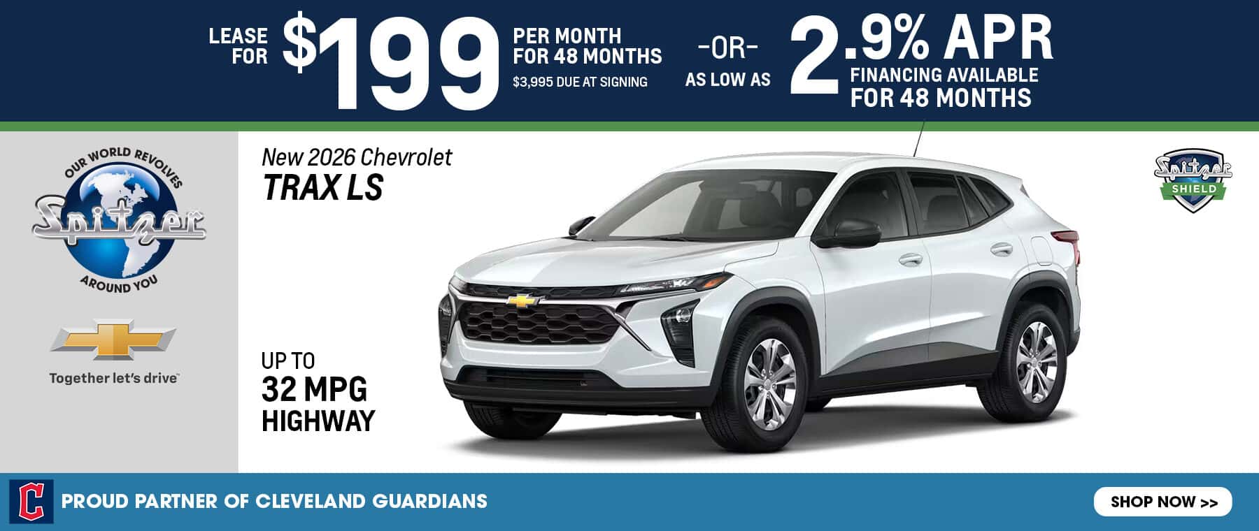05.2026_2026 Chevy Trax_Lease for $199 for 48mo OR 2.9% for 48mo