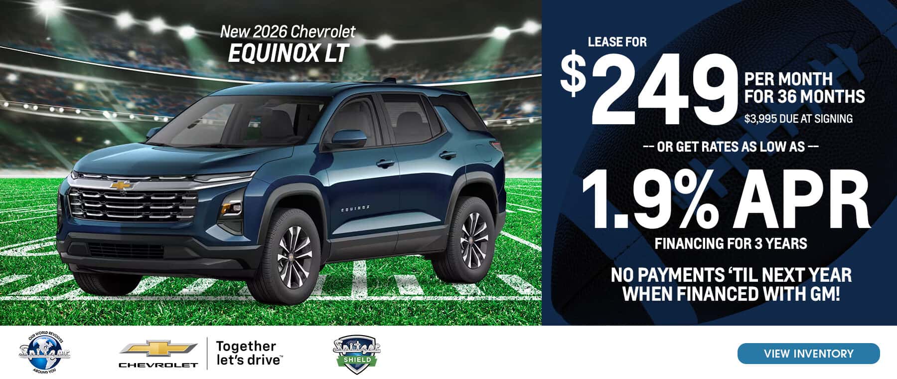 10.2026_Chevy Equinox_Lease for $249 for 36 mo OR 1.9% for 3 years