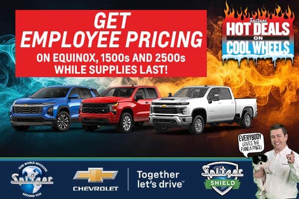 Get Employee Pricing on New 2026 Equinox and 2025 Silverado 2500 Models!