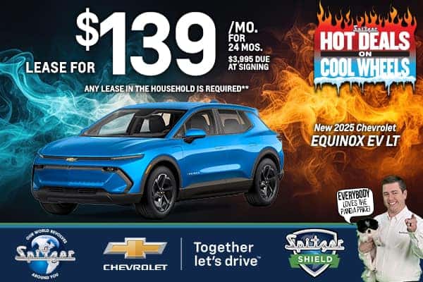 2025 Chevrolet Equinox EV LT - Lease for $139/mo for 24 Months