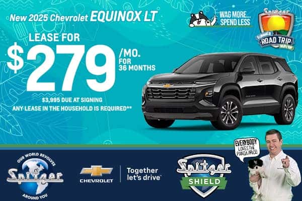 2025 Chevrolet Equinox LT - Lease for $279/mo for 36 Months 