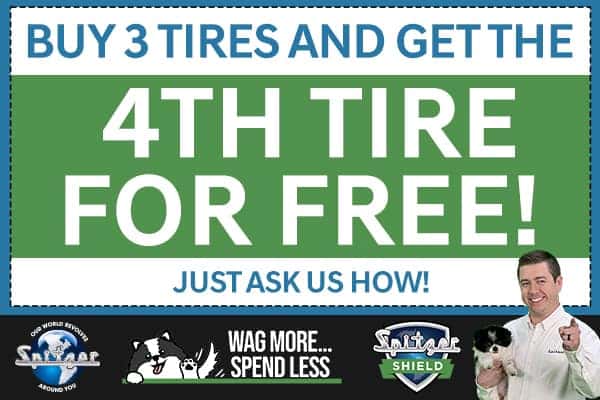 Buy Three Tires, Get the Fourth Free!