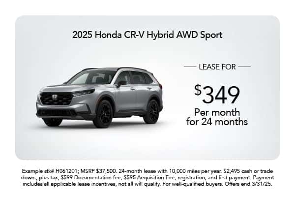 New 2025 Honda CR-V Hybrid Sport
