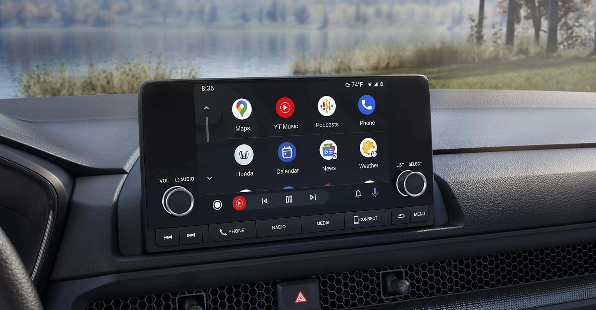 2025 CR-V Center Console Display