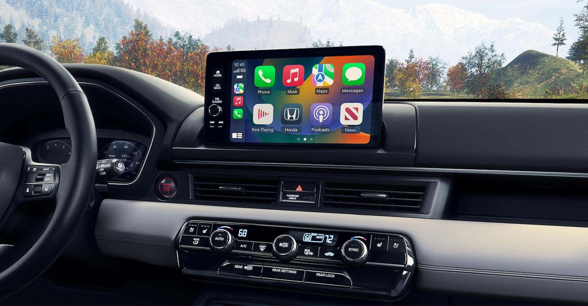 Honda Pilot 2025 front dash