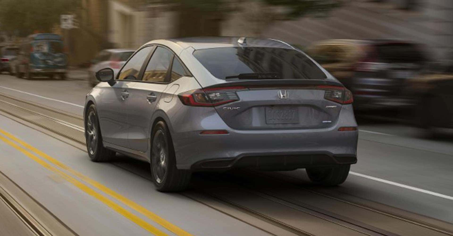 2025 Civic Hatchback grey