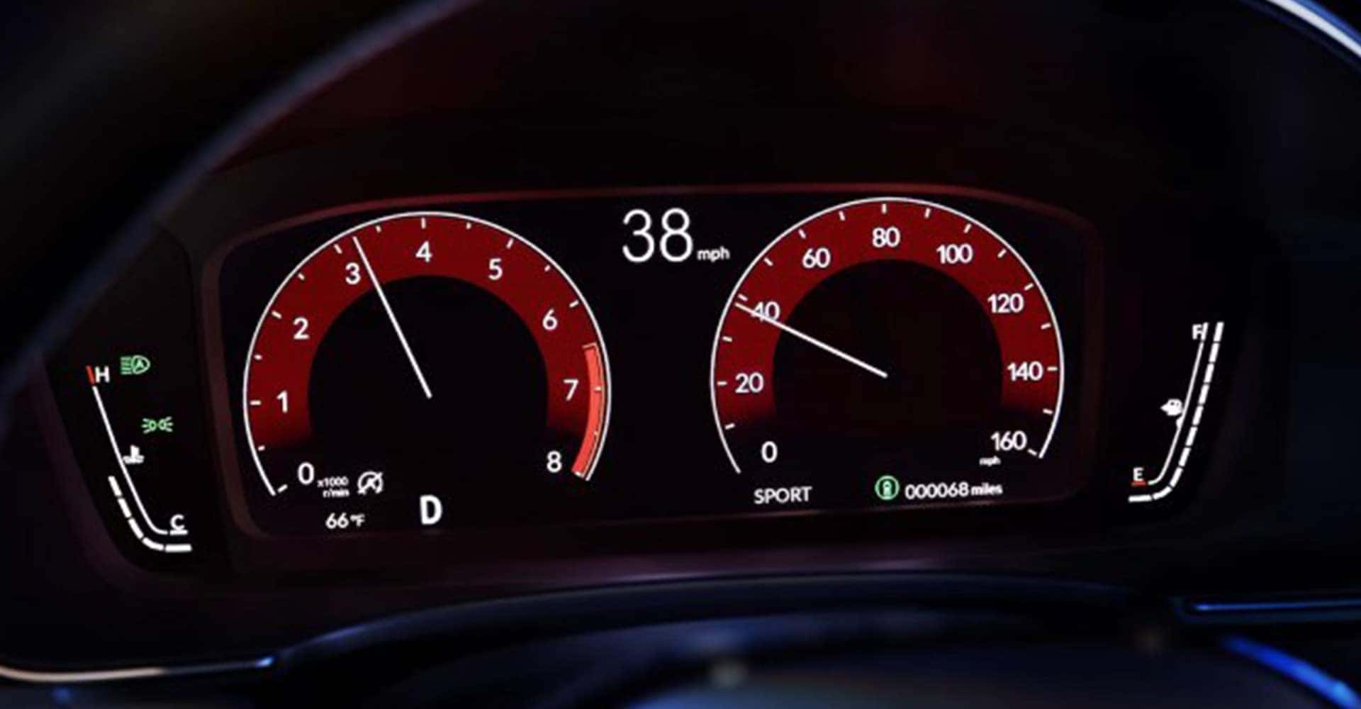 2025 Civic Hatchback speedometer