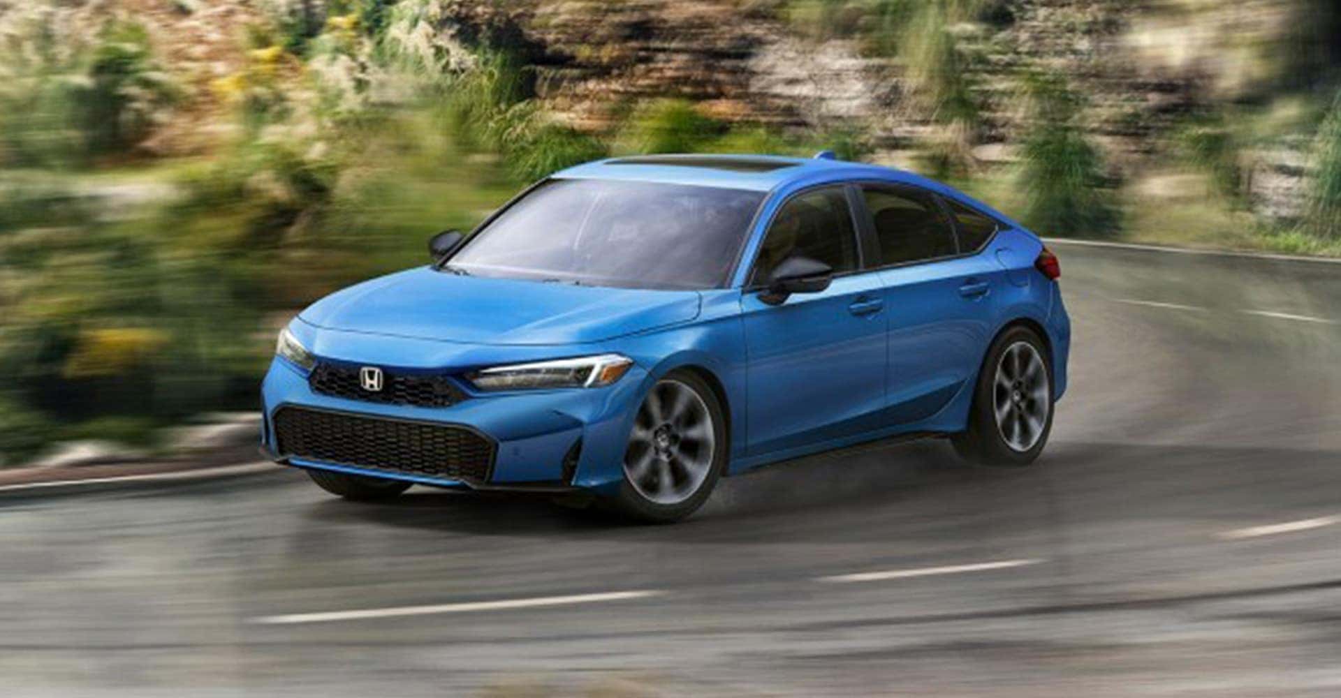 2025 Civic Hatchback turn