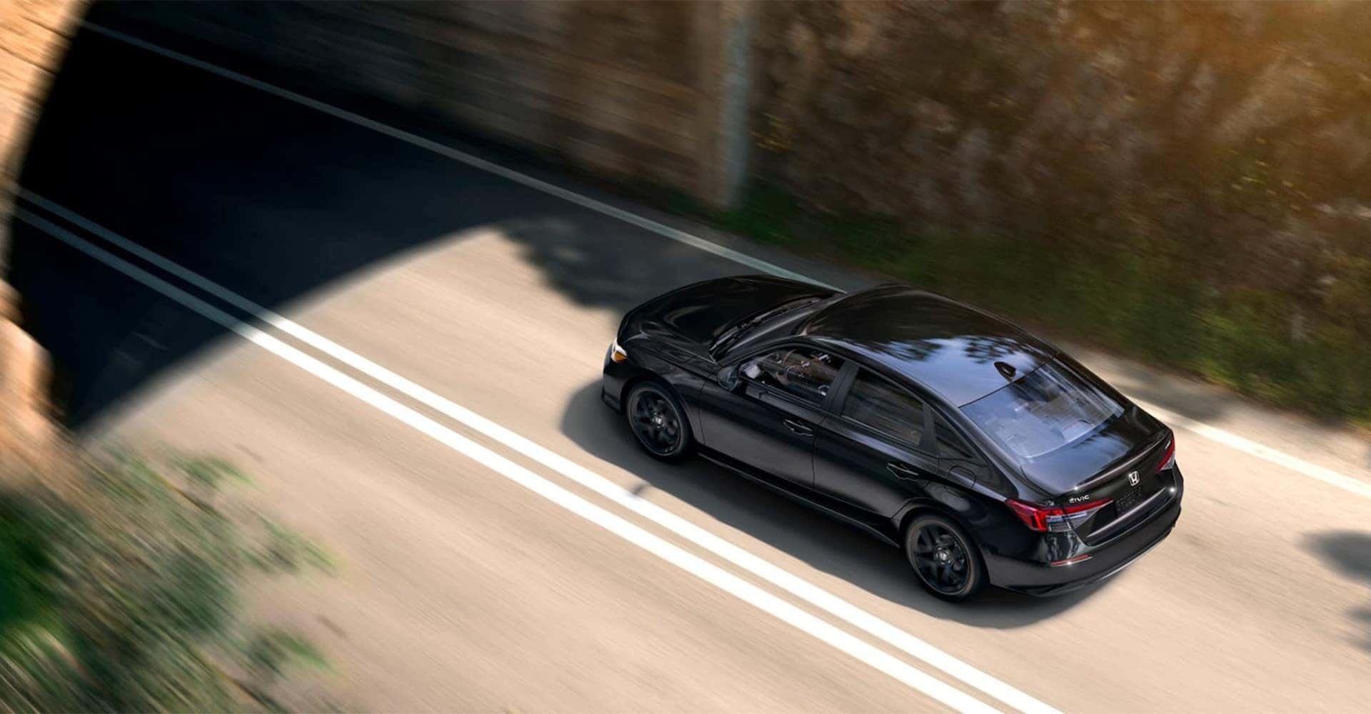 2025 Civic Sedan black tunnel