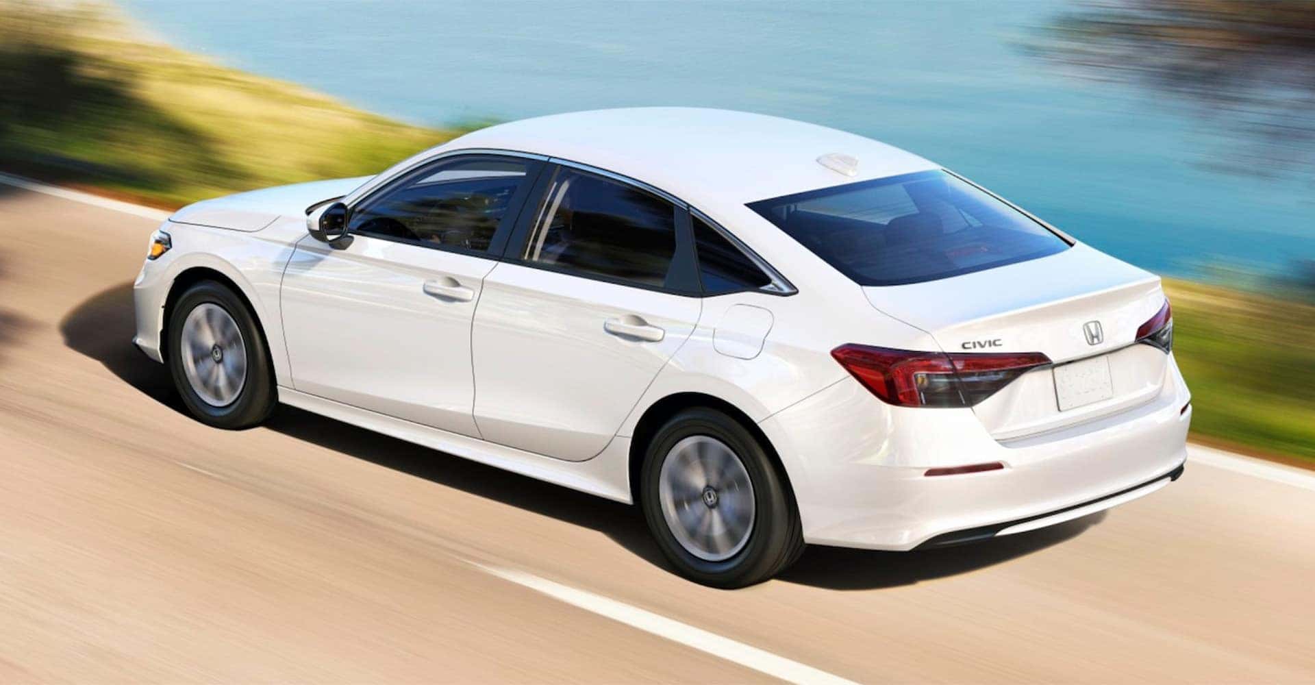 2025 Civic Sedan white side